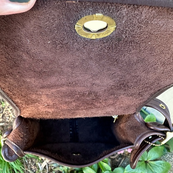 Vintage Coach Bag Legacy Small Flap 9965 Mahogany - Picture 9 of 10